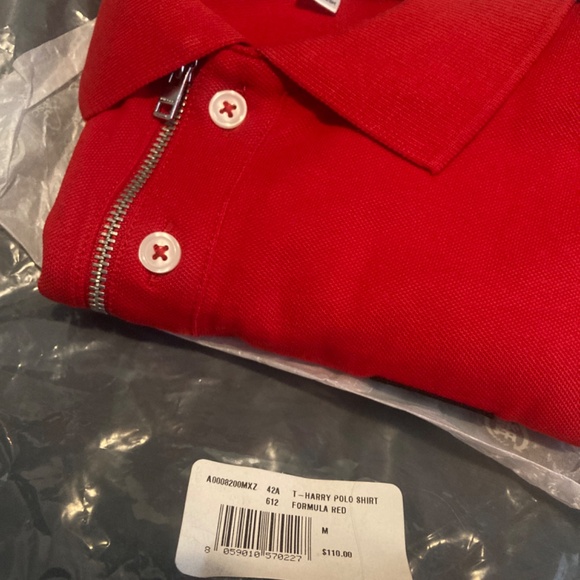 Diesel T-Harry Racing Red Polo Shirt - Picture 4 of 5